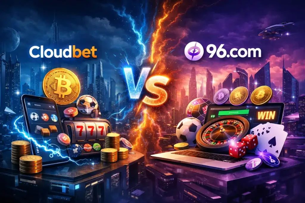 Cloudbet vs 96.com – Which Crypto Betting Platform Is the Better Choice in 2026